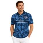 Tennessee Titans Polo Shirt Personalized Paisley Band Navy Best Selling