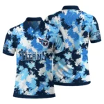 Tennessee Titans Polo Shirt Personalized Pixel Camo Navy Best Selling