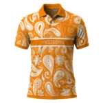 Tennessee Volunteers Polo Shirt Customized Paisley Band Orange Best Selling