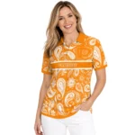 Tennessee Volunteers Polo Shirt Customized Paisley Band Orange Best Selling