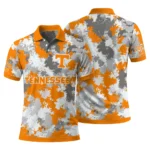 Tennessee Volunteers Polo Shirt Customized Pixel Camo Orange Best Selling
