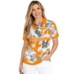 Tennessee Volunteers Polo Shirt Customized Pixel Camo Orange Best Selling