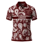 Texas Am Aggies Polo Shirt Personalized Paisley Band Maroon Best Selling