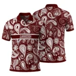 Texas Am Aggies Polo Shirt Personalized Paisley Band Maroon Best Selling