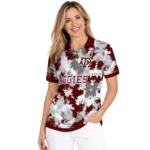 Texas Am Aggies Polo Shirt Personalized Pixel Camo Maroon Best Selling