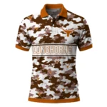 Texas Longhorns Polo Shirt Customized Camo Band Orange Best Selling