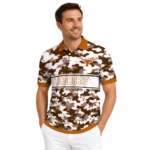 Texas Longhorns Polo Shirt Customized Camo Band Orange Best Selling