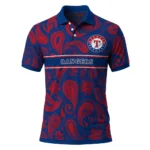 Texas Rangers Polo Shirt Personalized Paisley Band Blue Best Selling