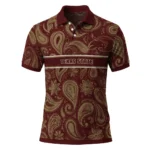 Texas State Bobcats Polo Shirt Personalized Paisley Band Maroon Best Selling
