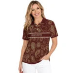 Texas State Bobcats Polo Shirt Personalized Paisley Band Maroon Best Selling