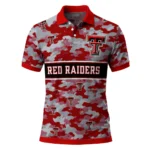 Texas Tech Red Raiders Polo Shirt Custom Camo Band Red Best Selling
