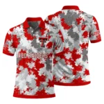 Texas Tech Red Raiders Polo Shirt Custom Pixel Camo Red Best Selling