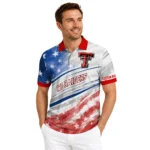 Texas Tech Red Raiders Polo Shirt Custom Star Stripes Red Blue Best Selling