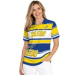 Toledo Rockets Polo Shirt Personalized Horizontal Blocks Blue Best Selling