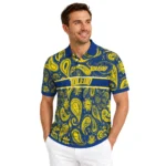 Toledo Rockets Polo Shirt Personalized Paisley Band Blue Best Selling