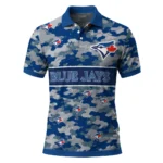 Toronto Blue Jays Polo Shirt Custom Camo Band Blue Best Selling