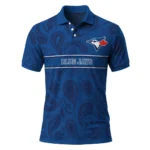 Toronto Blue Jays Polo Shirt Custom Paisley Band Blue Best Selling