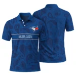 Toronto Blue Jays Polo Shirt Custom Paisley Band Blue Best Selling