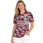 Troy Trojans Polo Shirt Customized Camo Band Red Best Selling
