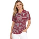 Troy Trojans Polo Shirt Customized Paisley Band Red Best Selling