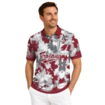 Troy Trojans Polo Shirt Customized Pixel Camo Red Best Selling