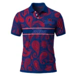 Tulsa Golden Hurricane Polo Shirt Personalized Paisley Band Blue Best Selling