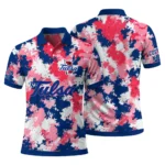 Tulsa Golden Hurricane Polo Shirt Personalized Pixel Camo Blue Best Selling