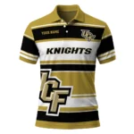 Ucf Knights Polo Shirt Personalized Horizontal Blocks Gold Best Selling