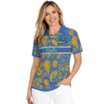 Ucla Bruins Polo Shirt Custom Paisley Band Blue Best Selling