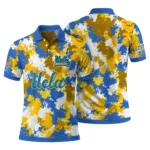 Ucla Bruins Polo Shirt Custom Pixel Camo Blue Best Selling