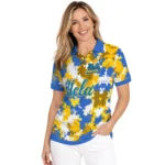 Ucla Bruins Polo Shirt Custom Pixel Camo Blue Best Selling