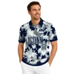 Uconn Huskies Polo Shirt Personalized Pixel Camo Blue Best Selling
