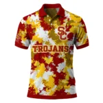 Usc Trojans Polo Shirt Customized Pixel Camo Red Best Selling