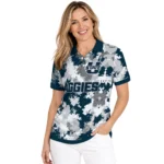 Utah State Aggies Polo Shirt Customized Pixel Camo Navy Best Selling
