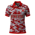 Utah Utes Polo Shirt Personalized Camo Band Red Best Selling