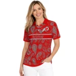 Utah Utes Polo Shirt Personalized Paisley Band Red Best Selling