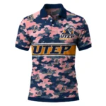 Utep Miners Polo Shirt Customized Camo Band Blue Best Selling