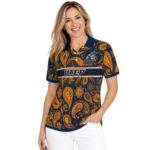 Utep Miners Polo Shirt Customized Paisley Band Blue Best Selling
