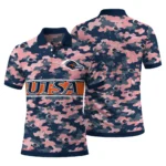 Utsa Roadrunners Polo Shirt Custom Camo Band Orange Best Selling