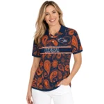 Utsa Roadrunners Polo Shirt Custom Paisley Band Orange Best Selling