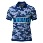 Villanova Wildcats Polo Shirt Custom Camo Band Navy Best Selling