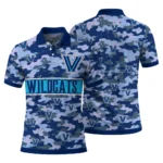 Villanova Wildcats Polo Shirt Custom Camo Band Navy Best Selling