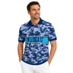 Villanova Wildcats Polo Shirt Custom Camo Band Navy Best Selling