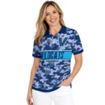 Villanova Wildcats Polo Shirt Custom Camo Band Navy Best Selling