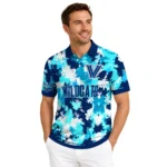 Villanova Wildcats Polo Shirt Custom Pixel Camo Navy Best Selling