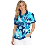 Villanova Wildcats Polo Shirt Custom Pixel Camo Navy Best Selling