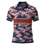 Virginia Cavaliers Polo Shirt Customized Camo Band Blue Best Selling