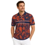 Virginia Cavaliers Polo Shirt Customized Paisley Band Blue Best Selling