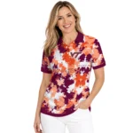 Virginia Tech Hokies Polo Shirt Custom Pixel Camo Maroon Best Selling