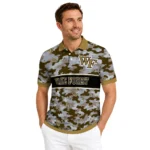 Wake Forest Demon Deacons Polo Shirt Customized Camo Band Gold Best Selling